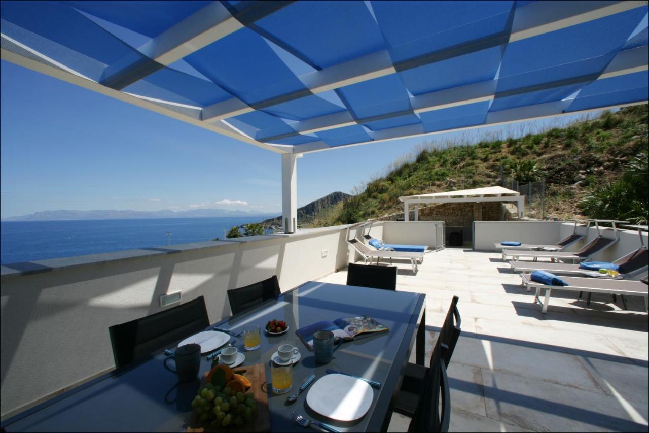 Villa Antonia - Vasca Idromassaggio Terrazza Vista Mare San Vito Lo Capo Luaran gambar
